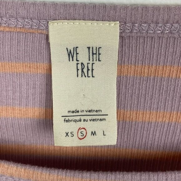 Free People Good Finds Ruffle Cuff Long Sleeve Tee Size S Bell Sleeve Boho Top - Picture 4 of 9